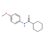 Cyclohexanecarboxamide, N-(4-methoxyphenyl)-