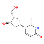 2,4(1H,3H)-Pyrimidinedione,1-(2-deoxy-b-L-erythro-pentofuranosyl)-