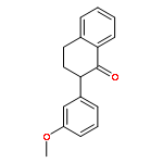 1(2H)-Naphthalenone, 3,4-dihydro-2-(3-methoxyphenyl)-