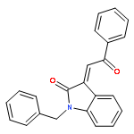 2H-Indol-2-one,1,3-dihydro-3-(2-oxo-2-phenylethylidene)-1-(phenylmethyl)-