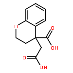 4-(carboxymethyl)-3,4-dihydro-2H-chromene-4-carboxylic acid