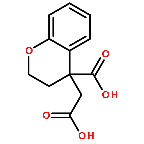 4-(carboxymethyl)-3,4-dihydro-2H-chromene-4-carboxylic acid