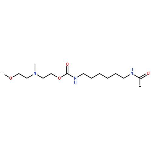 Poly[oxy-1,2-ethanediyl(methylimino)-1,2-ethanediyloxycarbonylimino-1,
6-hexanediyliminocarbonyl]