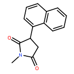 2,5-Pyrrolidinedione, 1-methyl-3-(1-naphthalenyl)-