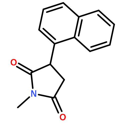 2,5-Pyrrolidinedione, 1-methyl-3-(1-naphthalenyl)-