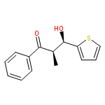 1-Propanone, 3-hydroxy-2-methyl-1-phenyl-3-(2-thienyl)-, (2R,3R)-rel-