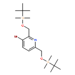 Pyridine, 3-bromo-2,6-bis[[[(1,1-dimethylethyl)dimethylsilyl]oxy]methyl]-