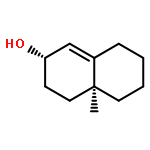 2-Naphthalenol, 2,3,4,4a,5,6,7,8-octahydro-4a-methyl-, cis-