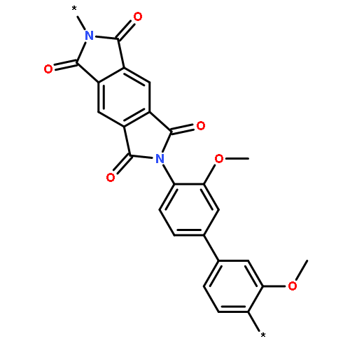 Poly[(5,7-dihydro-1,3,5,7-tetraoxobenzo[1,2-c:4,5-c']dipyrrole-2,6(1H,3
H)-diyl)(3,3'-dimethoxy[1,1'-biphenyl]-4,4'-diyl)]