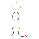 (4-Methyl-2-(4-(trifluoromethyl)phenyl)thiazol-5-yl)methanol