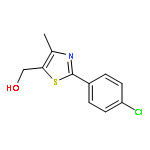 [2-(4-CHLOROPHENYL)-4-METHYL-1,3-THIAZOL-5-YL]-METHANOL 