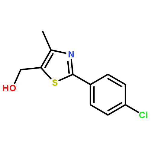 [2-(4-CHLOROPHENYL)-4-METHYL-1,3-THIAZOL-5-YL]-METHANOL 