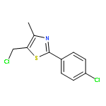 5-(Chloromethyl)-2-(4-chlorophenyl)-4-methylthiazole