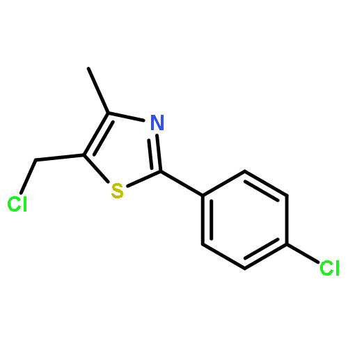 5-(Chloromethyl)-2-(4-chlorophenyl)-4-methylthiazole