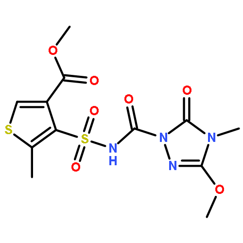 METHYL 4-[(3-METHOXY-4-METHYL-5-OXO-1,2,4-TRIAZOLE-1-CARBONYL)SULFAMOYL]-5-METHYLTHIOPHENE-3-CARBOXYLATE 