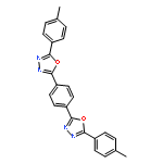 2-(4-METHYLPHENYL)-5-[4-[5-(4-METHYLPHENYL)-1,3,4-OXADIAZOL-2-YL]PHENYL]-1,3,4-OXADIAZOLE 