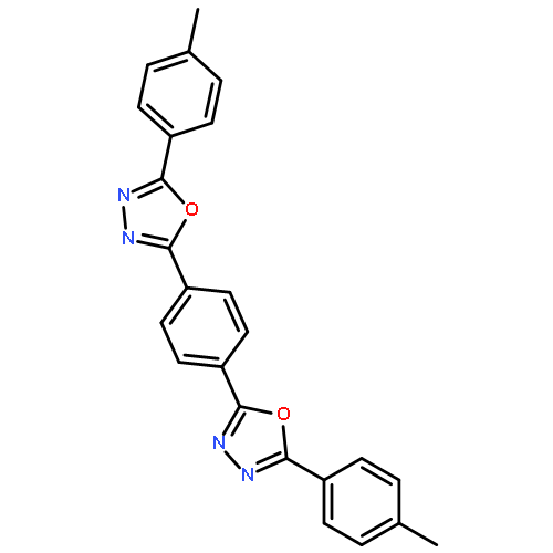 2-(4-METHYLPHENYL)-5-[4-[5-(4-METHYLPHENYL)-1,3,4-OXADIAZOL-2-YL]PHENYL]-1,3,4-OXADIAZOLE 