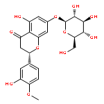 4H-1-Benzopyran-4-one,7-(b-D-glucopyranosyloxy)-2,3-dihydro-5-hydroxy-2-(3-hydroxy-4-methoxyphenyl)-,(2S)-