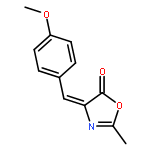 5(4H)-Oxazolone,4-[(4-methoxyphenyl)methylene]-2-methyl-