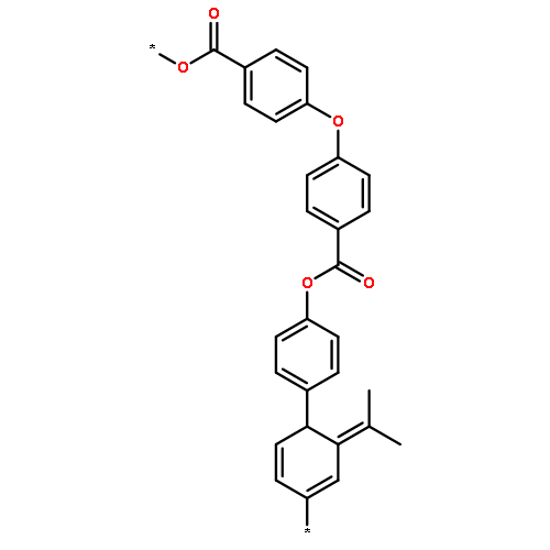 Poly[oxycarbonyl-1,4-phenyleneoxy-1,4-phenylenecarbonyloxy-1,4-phen
ylene(1-methylethylidene)-1,4-phenylene]