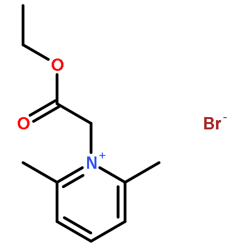 Pyridinium, 1-(2-ethoxy-2-oxoethyl)-2,6-dimethyl-, bromide