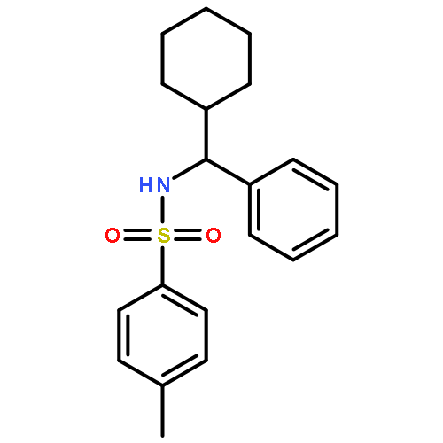 Benzenesulfonamide, N-(cyclohexylphenylmethyl)-4-methyl-