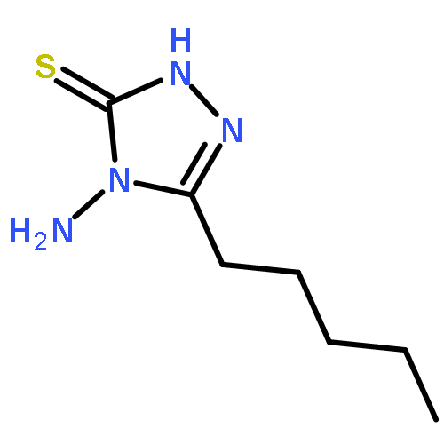 3H-1,2,4-Triazole-3-thione, 4-amino-2,4-dihydro-5-pentyl-