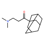 1-Propanone, 3-(dimethylamino)-1-tricyclo[3.3.1.13,7]dec-1-yl-