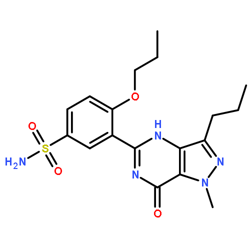 Benzenesulfonamide,3-(4,7-dihydro-1-methyl-7-oxo-3-propyl-1H-pyrazolo[4,3-d]pyrimidin-5-yl)-4-propoxy-