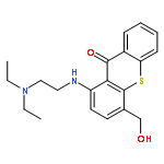 9H-Thioxanthen-9-one,1-[[2-(diethylamino)ethyl]amino]-4-(hydroxymethyl)-