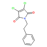 1H-Pyrrole-2,5-dione,3,4-dichloro-1-(2-phenylethyl)-