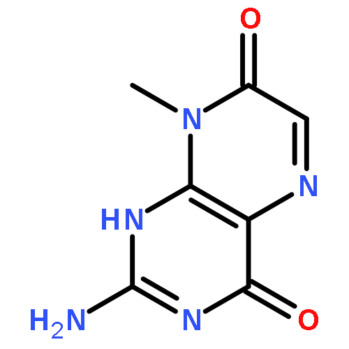 4,7(1H,8H)-Pteridinedione, 2-amino-8-methyl-