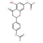 4H-1-Benzopyran-4-one,7-(acetyloxy)-2-[4-(acetyloxy)phenyl]-2,3-dihydro-5-hydroxy-