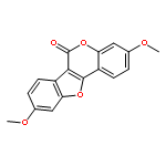 6H-Benzofuro[3,2-c][1]benzopyran-6-one,3,9-dimethoxy-