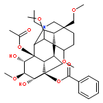 Aconitane-8,13,14,15-tetrol,20-ethyl-1,6,16-trimethoxy-4-(methoxymethyl)-, 8-acetate 14-benzoate, (1a,6a,14a,15a,16b)-