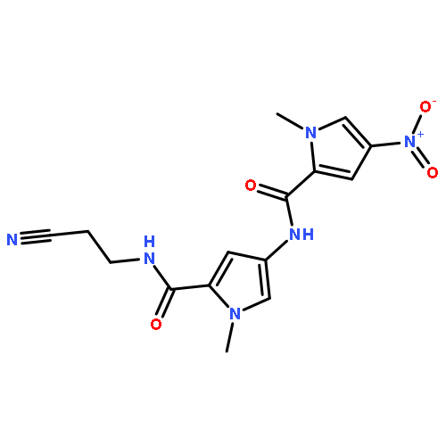 1H-PYRROLE-2-CARBOXAMIDE, N-[5-[[(2-CYANOETHYL)AMINO]CARBONYL]-1-METHYL-1H-PYRROL-3-YL]-1-METHYL-4-NITRO-