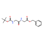 Glycine, N-[N-[(1,1-dimethylethoxy)carbonyl]glycyl]-, phenylmethyl ester