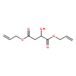 Butanedioic acid,2-hydroxy-, 1,4-di-2-propen-1-yl ester