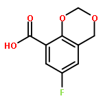 4H-1,3-Benzodioxin-8-carboxylicacid, 6-fluoro-