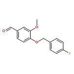 4-((4-Fluorobenzyl)oxy)-3-methoxybenzaldehyde