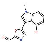 2-Oxazolecarboxaldehyde, 5-(4-bromo-1-methyl-1H-indol-3-yl)-