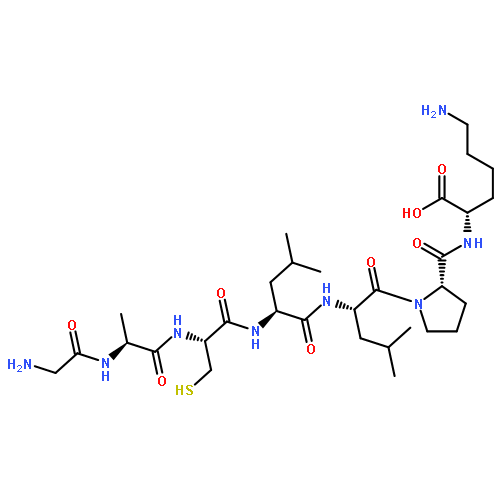 L-Lysine, glycyl-L-alanyl-L-cysteinyl-L-leucyl-L-leucyl-L-prolyl-