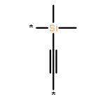 Poly[(dimethylsilylene)-1,2-ethynediyl]