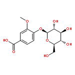 4-(beta-D-glucopyranosyloxy)-3-methoxybenzoic acid