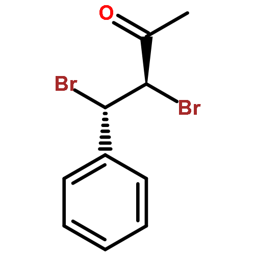 2-Butanone, 3,4-dibromo-4-phenyl-, (3R,4S)-rel-