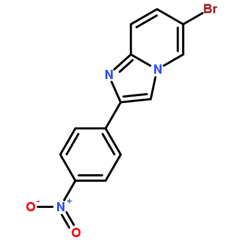 Imidazo[1,2-a]pyridine,6-bromo-2-(4-nitrophenyl)-