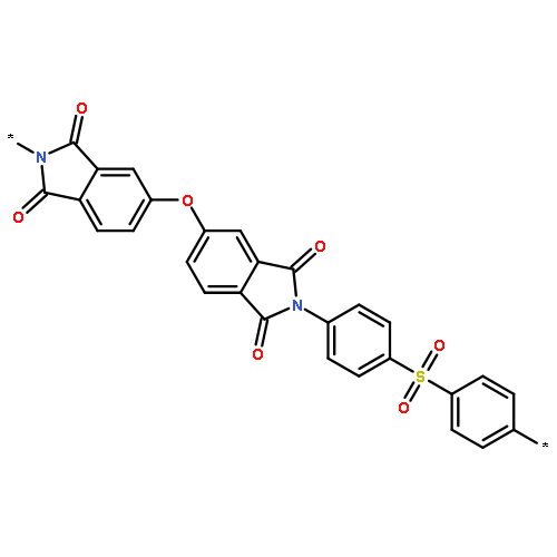 Poly[(1,3-dihydro-1,3-dioxo-2H-isoindole-2,5-diyl)oxy(1,3-dihydro-1,3-d
ioxo-2H-isoindole-5,2-diyl)-1,4-phenylenesulfonyl-1,4-phenylene]