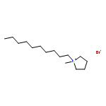 1-DECYL-1-METHYLPYRROLIDIN-1-IUM;BROMIDE 