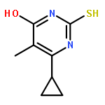 6-Cyclopropyl-2-mercapto-5-methylpyrimidin-4-ol