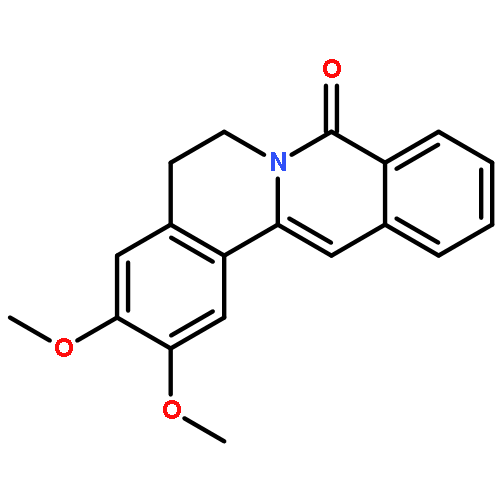 8H-Dibenzo[a,g]quinolizin-8-one, 5,6-dihydro-2,3-dimethoxy-